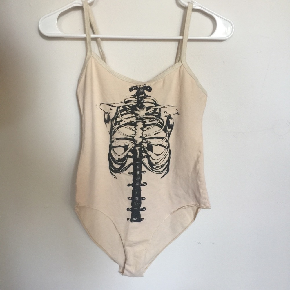 Skeleton body suit